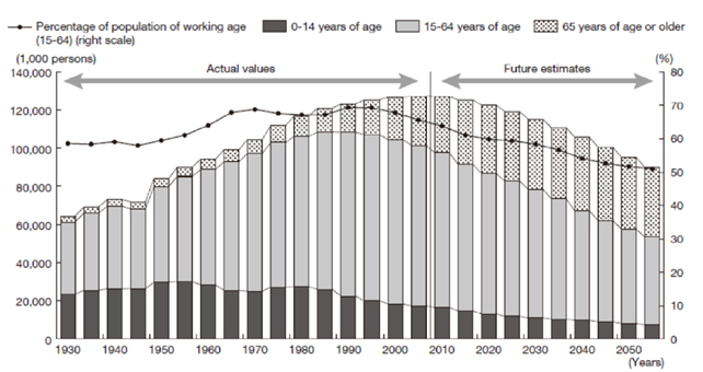 Figure 1: Population Structure of Japan