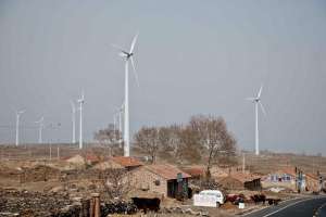 A village near the Zhangbei Wind Power Project in Hebei province, People’s Republic of China